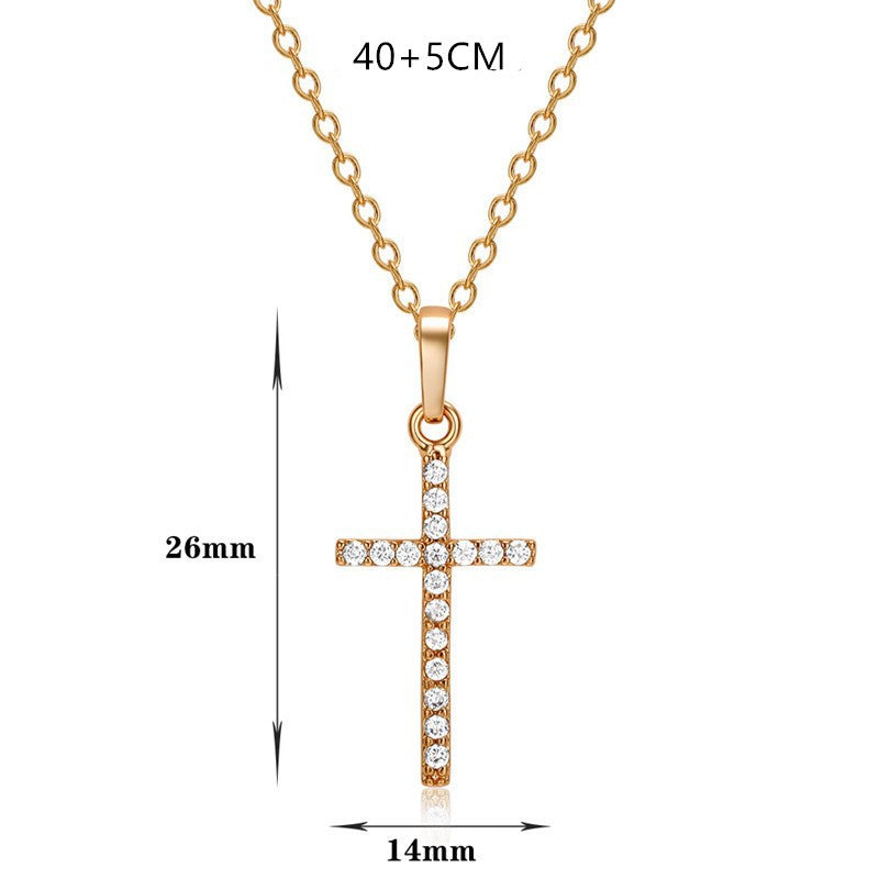 Mode Kreuz-Halskette unisex